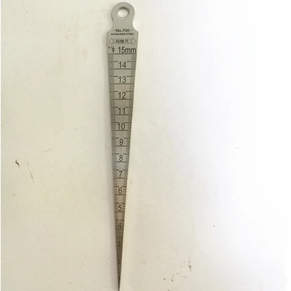

1-15mm Taper gauge,Stainless steel clearance gauge