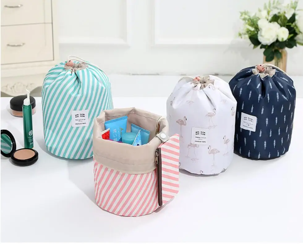 

Wholesale 9 styles can choose fashion travel drawstring cheap women cosmetic bags makeup bag, Customized