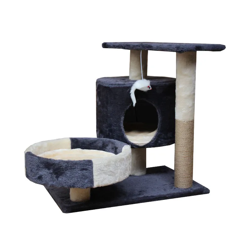 

New Cat Tree has Scratching Toy with a Ball Activity Centre Cat Tower