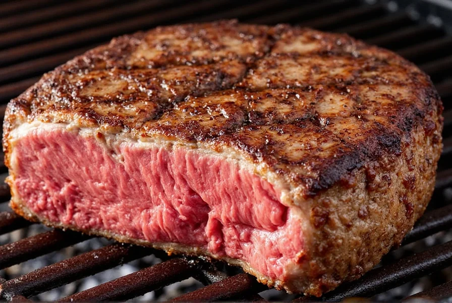 Smoked ribeye on cutting board