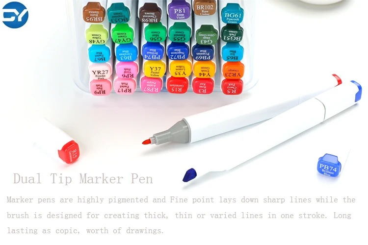 238 Colors Oil Based Dual Tip Posca Paint Markers Pen Set,Nontoxic