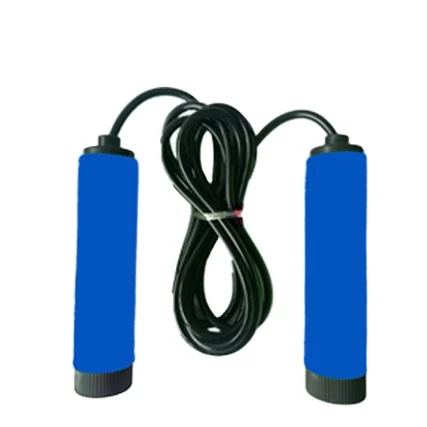 

2021 Fitness Professional Sports Adjustable Sponge foam Handle Skipping Rope