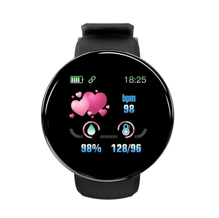 

drop shipping Heart Rate D18 Smart Bands Smart Wristband Sport Blood Pressure Smartwatch Waterproof Android Wrist Watch