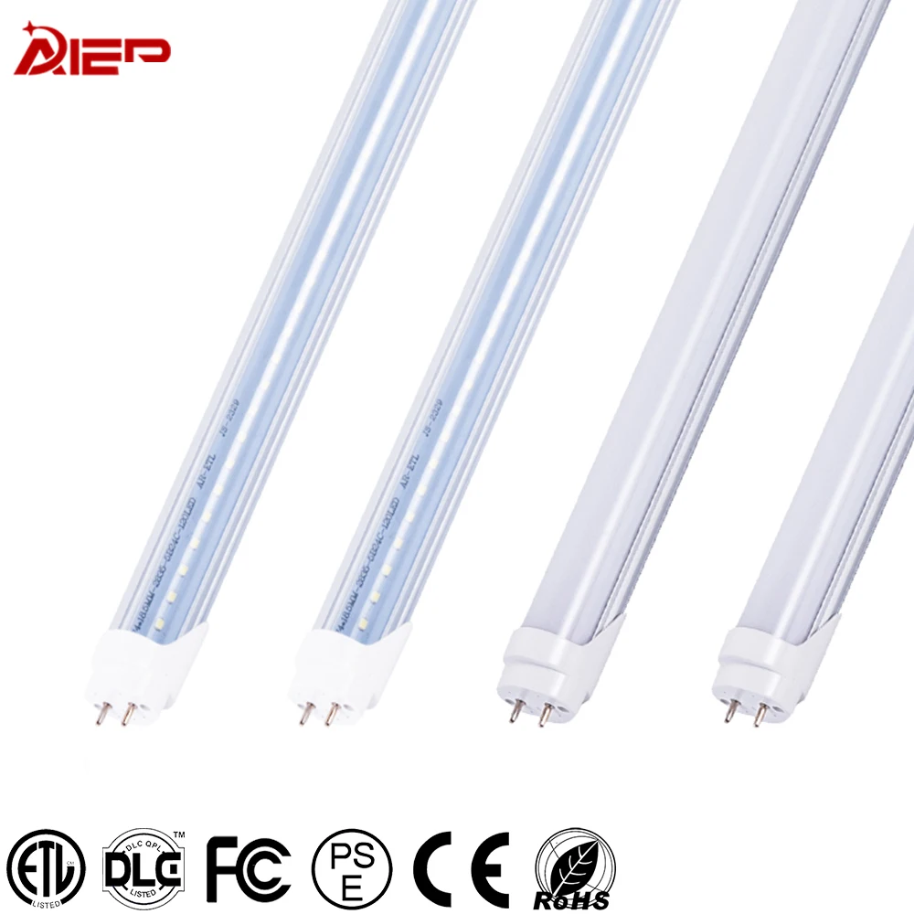 OEM ODM ETL DLC CE ROHS G13 FA8 R17D 18 Watt 30cm 60cm 90cm 120cm 150cm T8 Led Light Tube