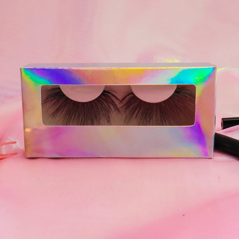 

new product eyelash natural reusable blooming premade slik faux mink lashes