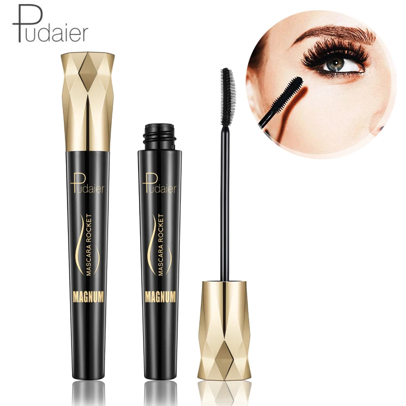 

Pudaier Eyes Makeup Rimel Eyelash Extension Waterproof Curling Thick Lengthening 4D Silk Fiber Mascara