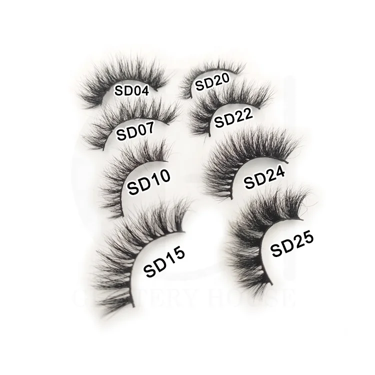

short fluffy 3D real mink eyelashes 10mm to 15mm short length eyelash for Mid East Saudi Arabia short natural mink eyelashes