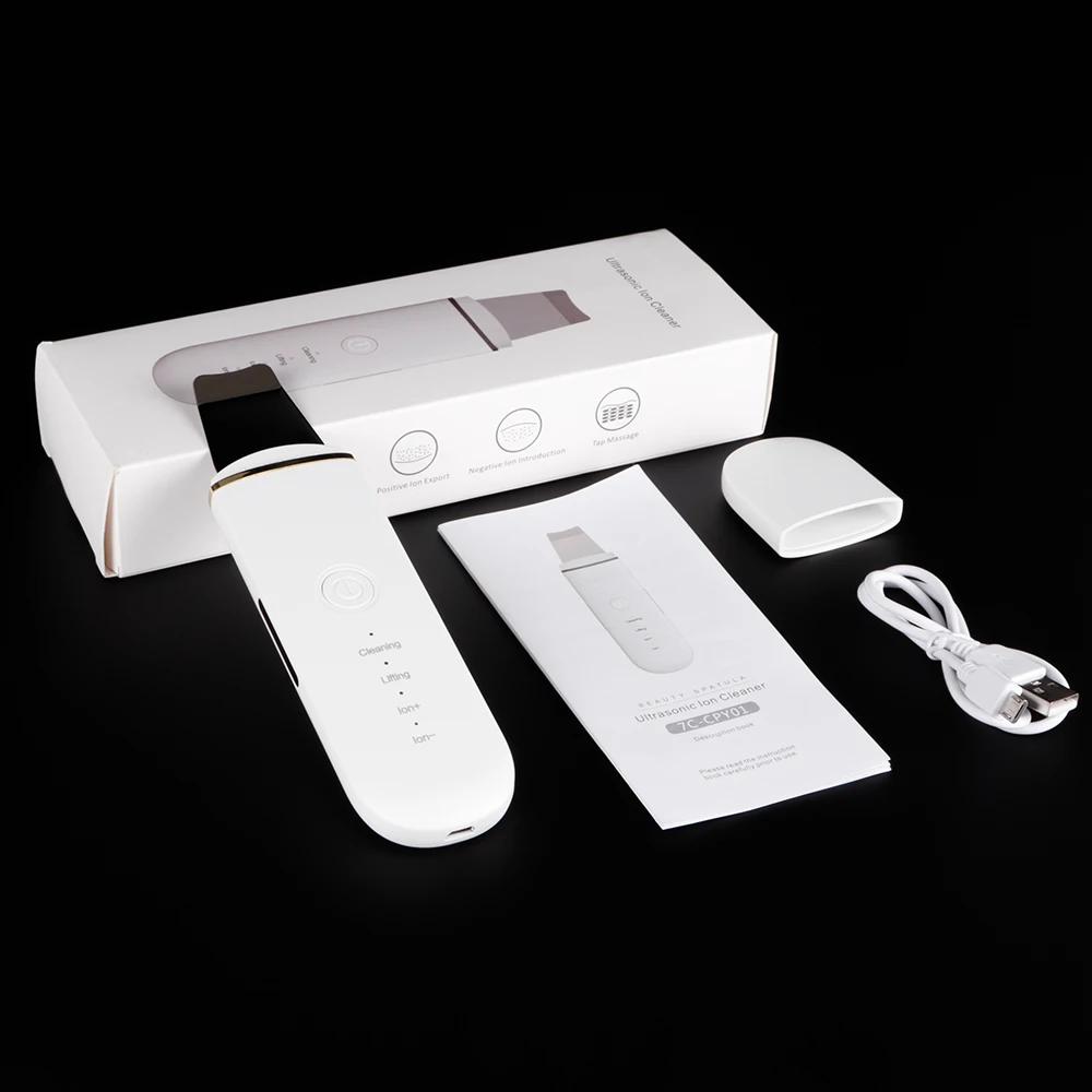 

2021New High Quality Facial Skin Scrubber For Home Use, White