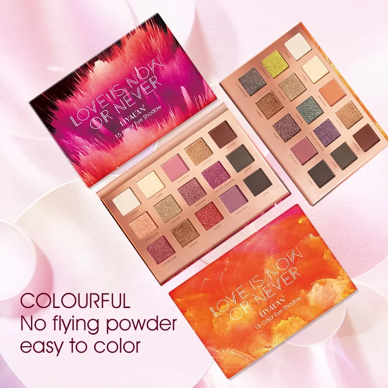 

Best selling high quality makeup paper eye shadow palette private label 15 Color eyeshadow palette