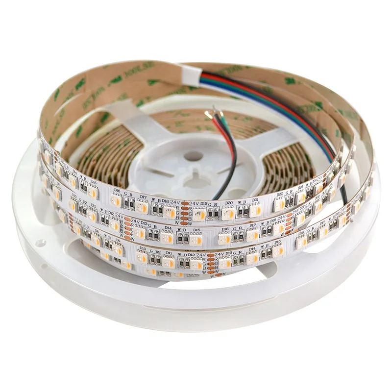 RGB+W 5m roll 84led/m 5050 rgbw led strip 24v