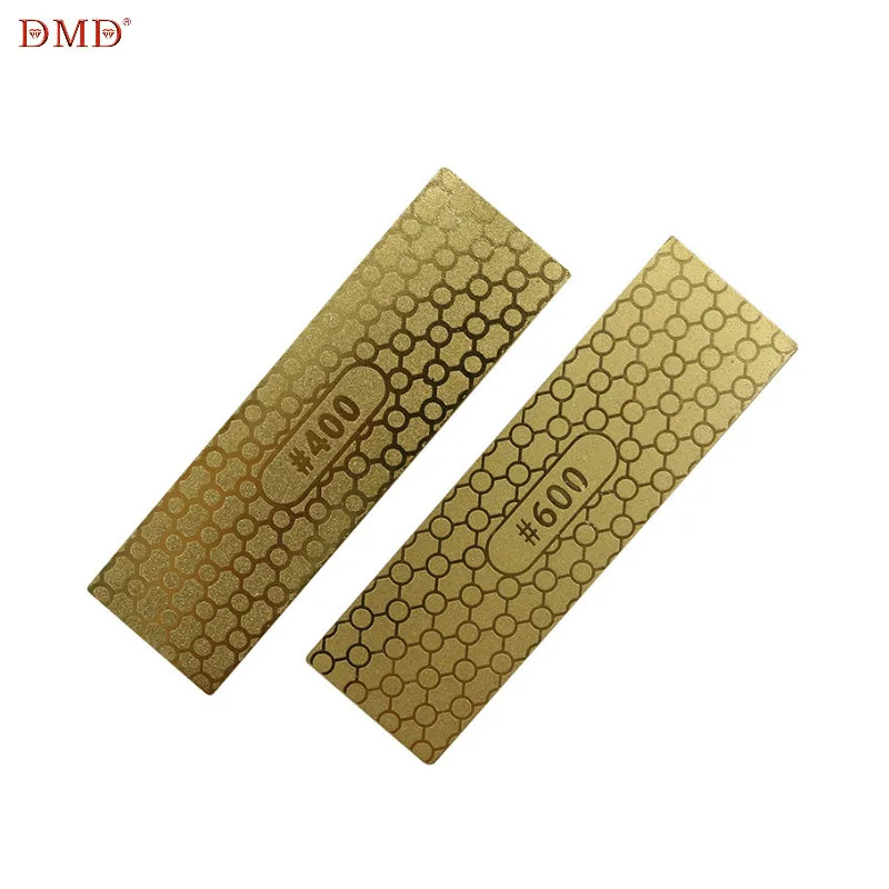 

DMD new titanium-plated diamond whetstone portable whetstone outdoor tools golden whetstone home kitchen essential tools, Gold