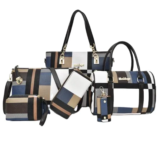 

Lasvenis Designer Custom Women Hand Bag Set Tote Shoulder Clutch Ladies Purses and Handbags, Customized color