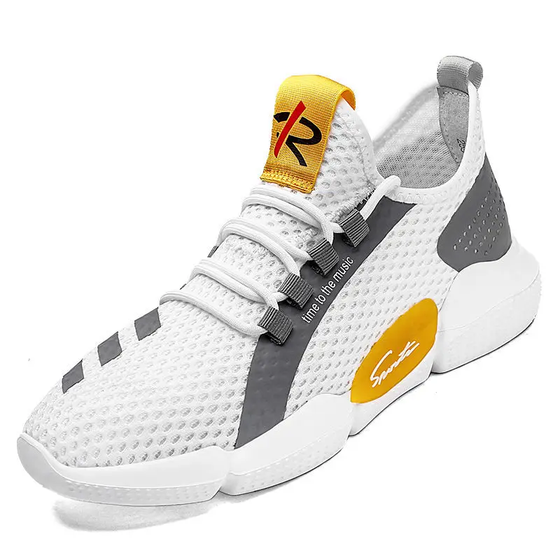 

New Men Sneakers Fashion Flying Comfortable Breathable Outdoor Casual Flat Shoes