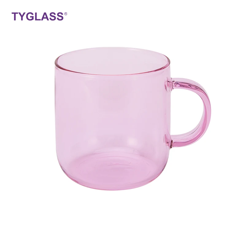 

Wholesale China High Quality color single wall glass cup for tea