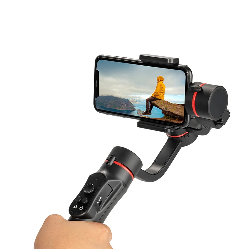 

*2 OEM 3 Axis Gimbal Stabilizer For iPhones Android Smartphone Video Photography smart selfie stick 360