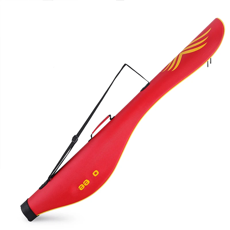 

oem PVC strong storage Waterproof fly rod portable carp reel fishing rod bag fishing bags, Black rod blue