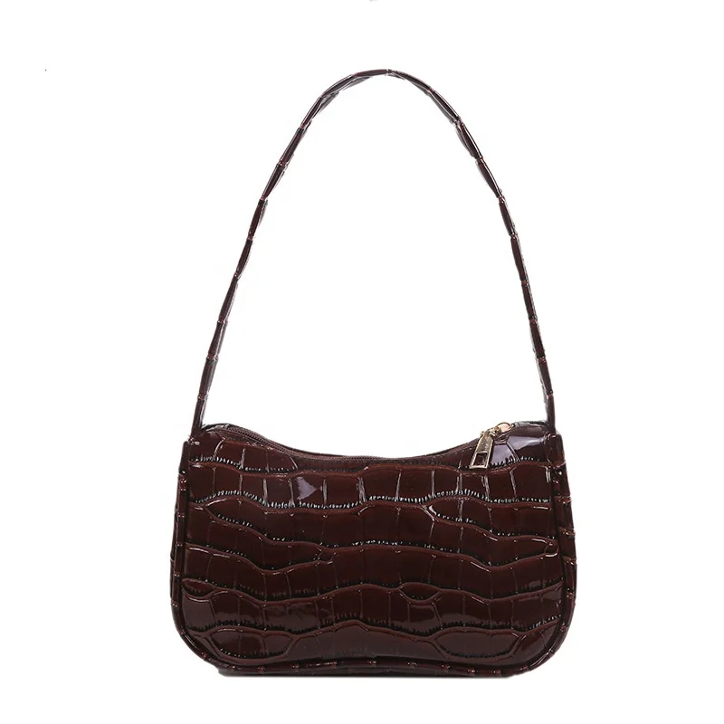 

Fashionable Design Underarm Bag Stone Pattern Bag Influencer Shoulder Bags For Women