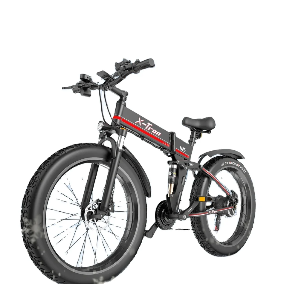 

X-Tron Manufacturer Folding Electric Bike 48V 1000W 26inch Fat Bike Electric Bicycles For Sale