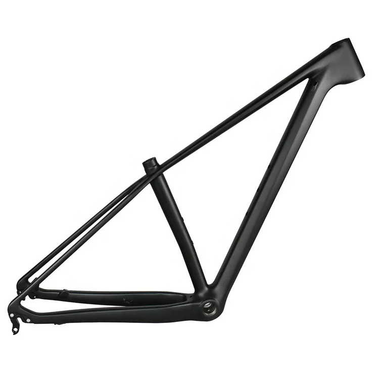 

3K Carbon Fiber Matt Mountain Bike Suspension MTB 17.5" 19" 29er Frame for 29" Wheel Size Replaceable Derailleur, Black