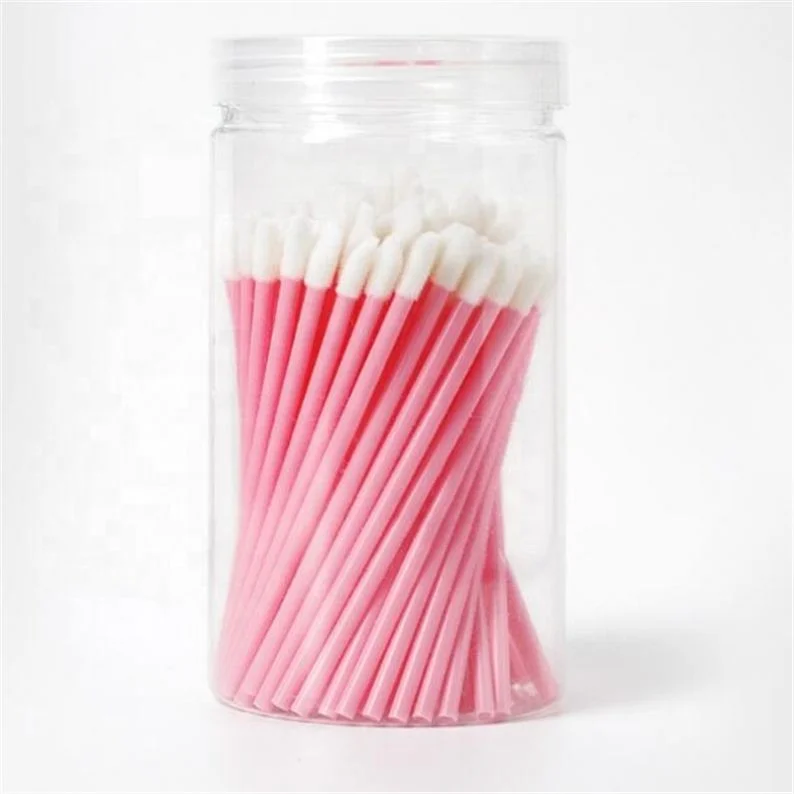 

Soft Disposable Clean Cotton Swab, Pink/black