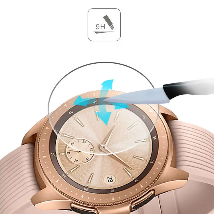 

Anti-Scratch HD Clear 2.5D smart watch tempered glass screen protector for Tic watch Smart watch glass film Explosion proof