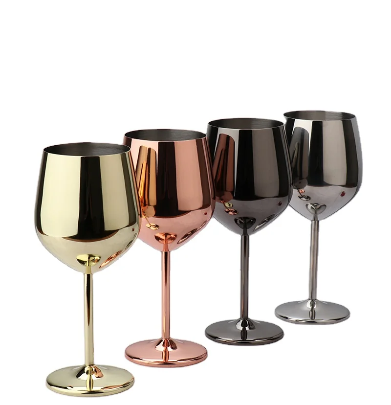 

18/10 Stainless Steel wine Glass Stainless Steel Martini Cocktail Glass Wine Goblet, Mirror,copper ,gold ,black ,matte