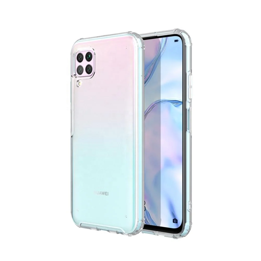 

Hybrid Phone Case For Huawei Nova 6SE back cover TPU PC Phone Case Transparent Mobile Phone Cover, Multi-color, can be customized