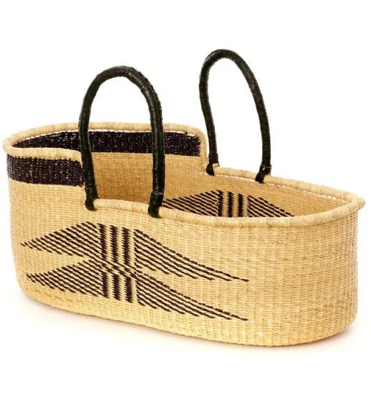 seagrass moses basket