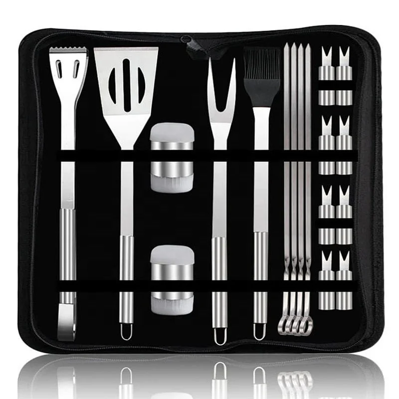 

Portable Stainless Steel Barbecue BBQ Grill BBQ Tool Set