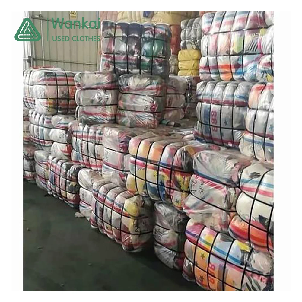 

Africa Style 100Kg Per Bale Colourful Summer Second Hand Clothing, 2020 Hot Sale Used Clothes South Korea, Mixed color