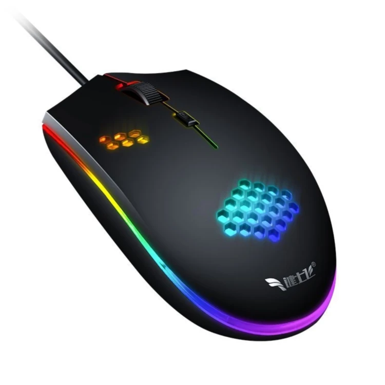 

Hollow Honeycomb Colorful color wired mouse usb wired optical computer mouse for office pc