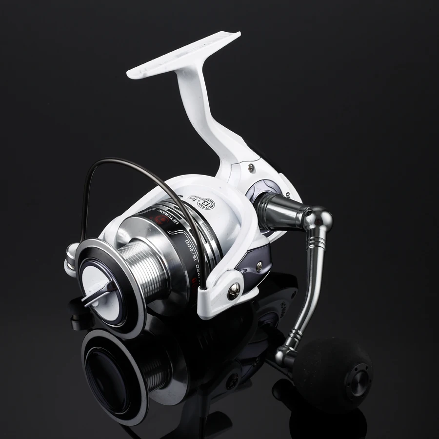 

LIEYUWANG 2018 Spinning Fishing Reel Professional Metal Fishing Reel With can change Handle HC1000-7000 series, White