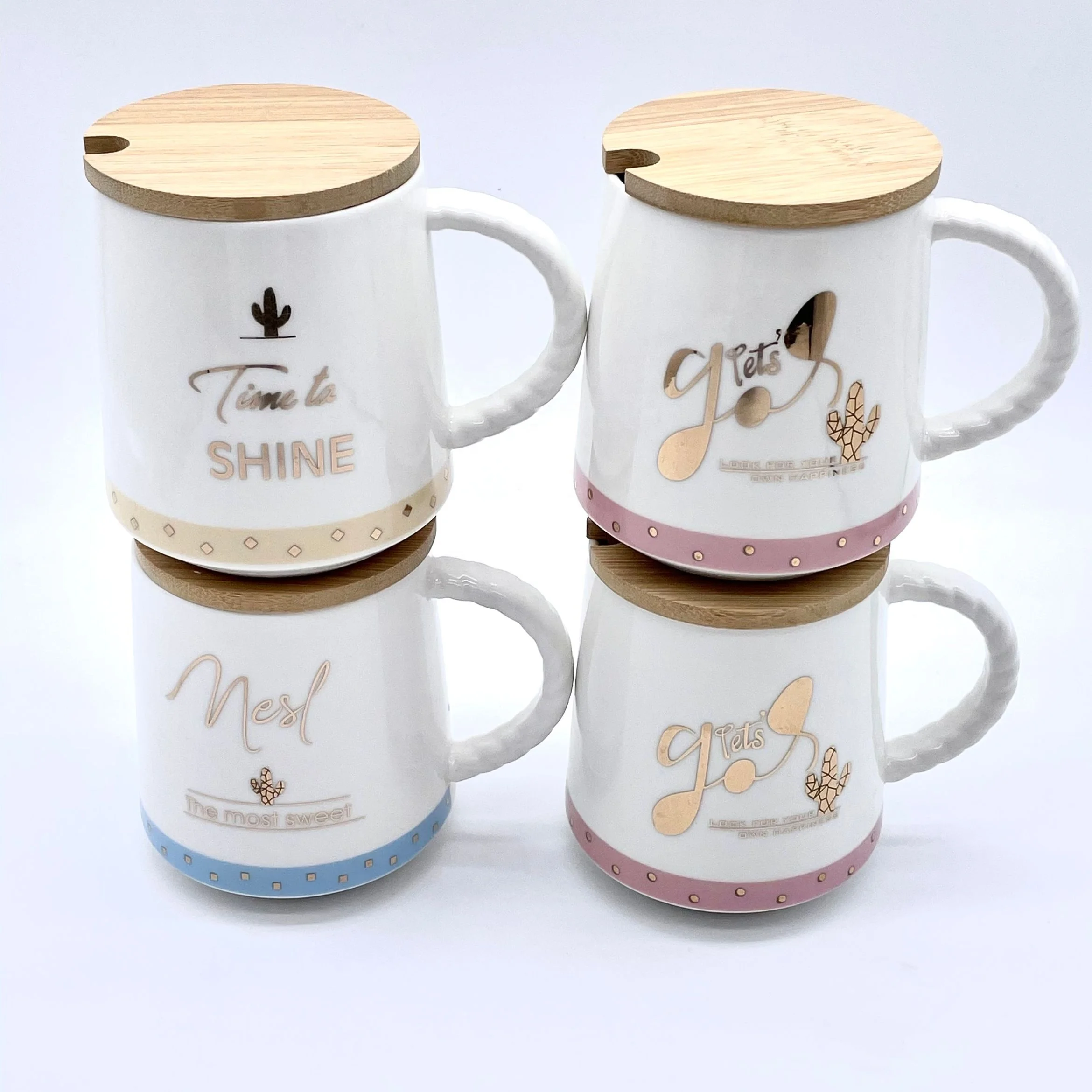 

Customized Ceramic Coffee Mugs Gift Accessories Creative Wedding Box Logo Surprise Item Style Pcs Design Package Feature