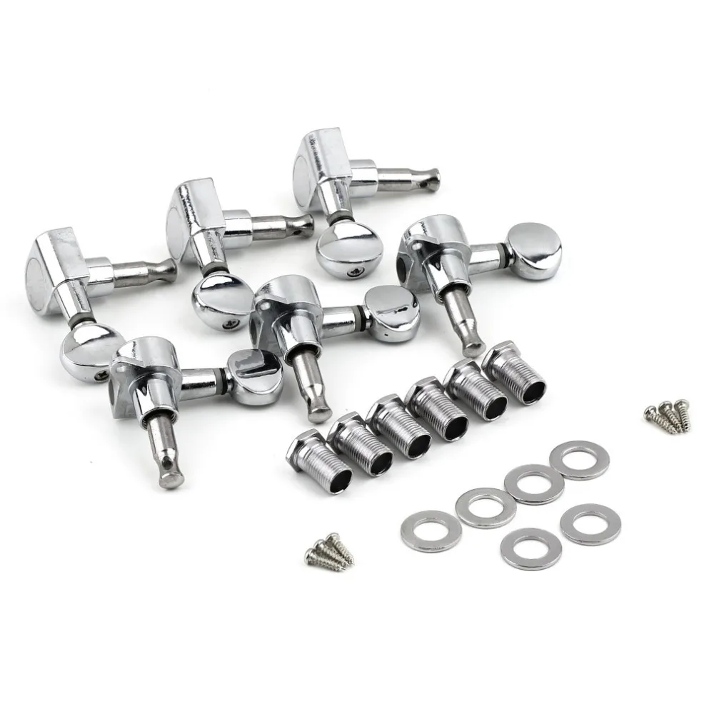 

6R Right String Tuning Pegs Tuners Chrome Inline Guitar Machine Head 6R Right est