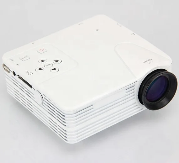 

Factory price Mini projector 600 lumens Home Theater outdoor Projector DLP 4K mobile phone proyector, White, black