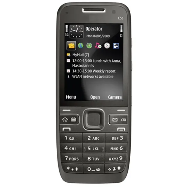 

Free Shipping E52 For Nokia WIFI GPS JAVA Wholesales 3G Cheap Bar Unlocked Mobile Cell Phone handset By Postnl, Black,white, grey, gold