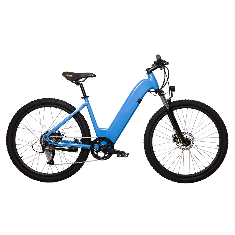 

Ready To Ship 36V 250W City Step Through E Bicycle Electric Bike With Hidden Battery 27.5"X2.35 Tires Motorized Bike