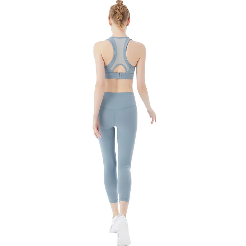 

Breathable Spandex Nylon sport wear yoga wear set yoga fitness set high quality yoga active wear set