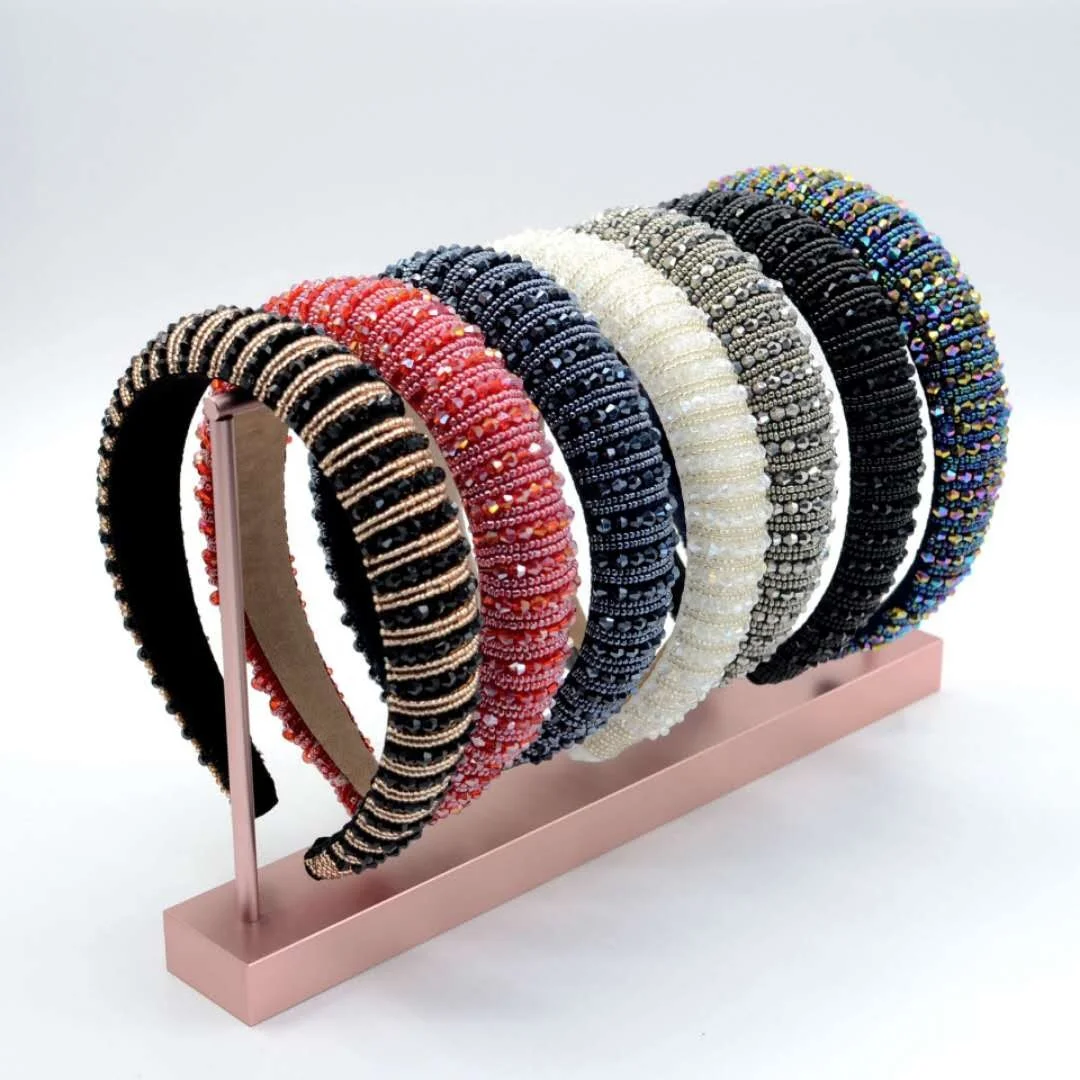 
Bling Full Diamond Rhinestone Headband For Women 2020 Luxury Hairband Women Accessories 