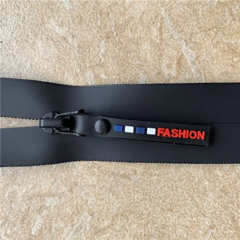

customer logo Water Proof Zipper, Black, white, green, yellow or customerized