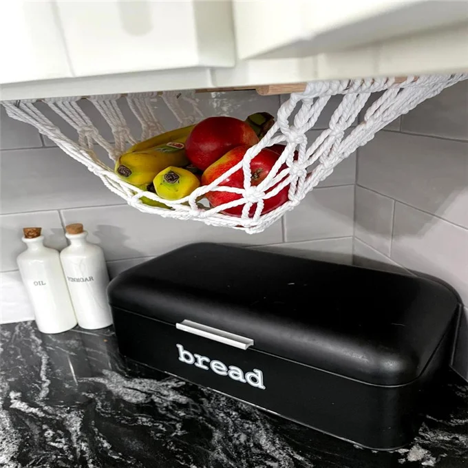 

New W9484 Fruit Under Cabinet Fruit Hammock Kitchen Counter Space Saver