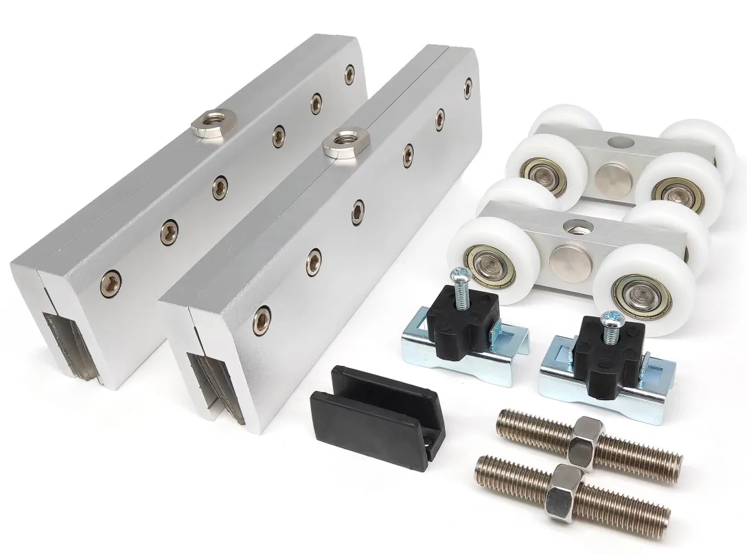 350kgs 高品质铝合金重型玻璃移门滑轮五金 - buy 重型玻璃推拉门滚轮