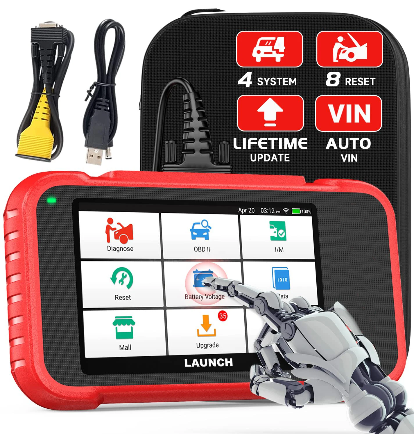 

Launch Creader Professional 129E Support Full OBD2 Function CRP129E For Passenger Diagnostic Tools Car X431 LAUNCH