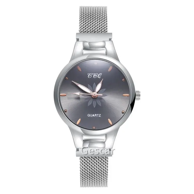 

Top Quality CCQ 920545 Quartz Flower Bottom Wristwatch Wholesale Factory Price Magnetic Mesh Strap Wristwatch Ladies Watch
