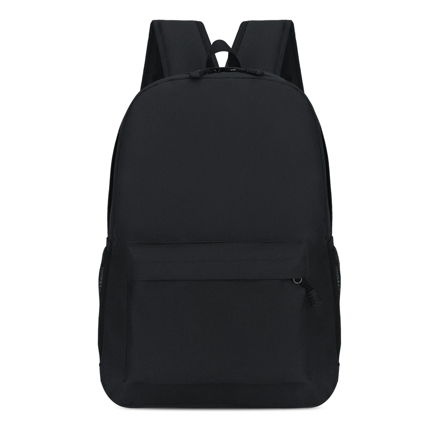 

Low price mens black solid color school book waterproof backpack mochila negra, Pantone