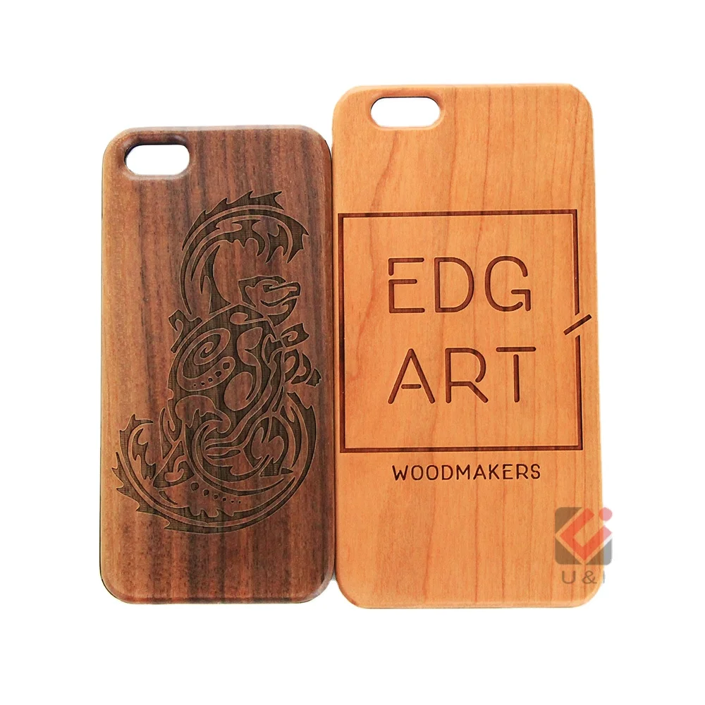

Trending Wood Engraving Print Custom Design Handmade Phone Case For iPhone 12 11 XS, Different wood original color
