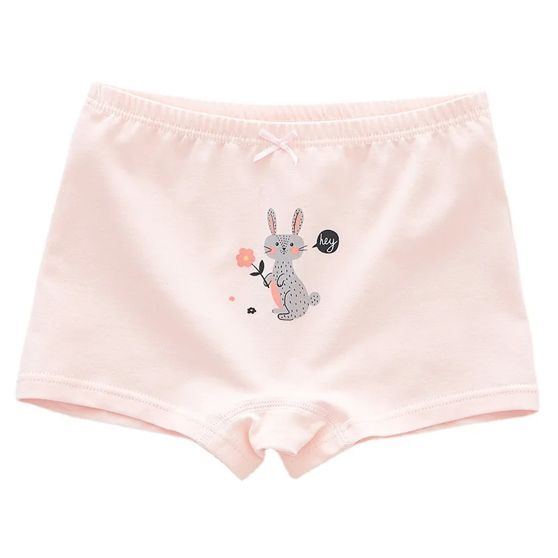 

Cute Cartoon Design Soft Cuff 100% Cotton Healthy Little Girl Boxer Briefs Baby Underwear