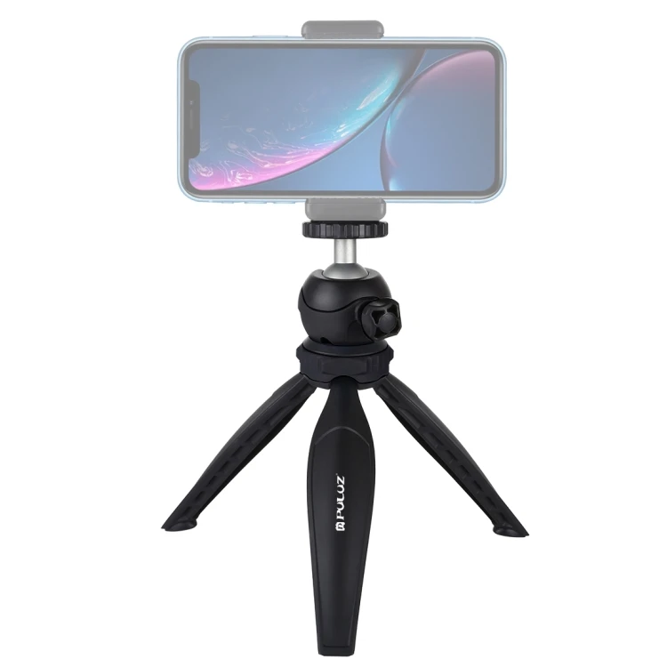 

Dropshipping PULUZ 20cm Pocket Plastic Mobile Phone Tripod Mount with 360 Degree Ball Head for Smartphones, GoPro, DSLR Cameras