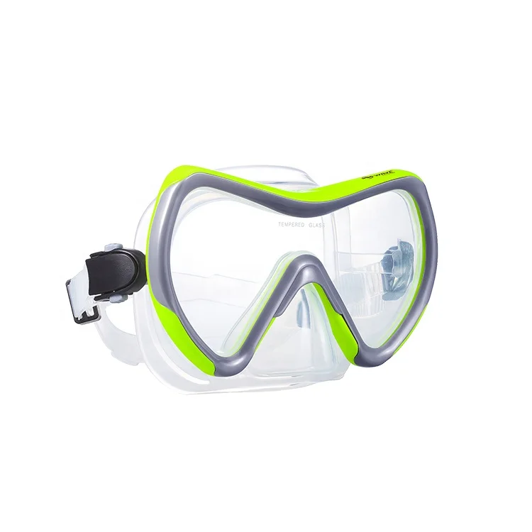 

Reanson Mirrored Tempered Glass Lens Diving Mask, Customized