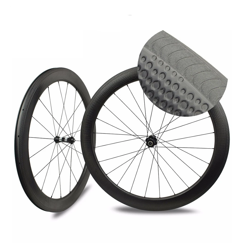 

New Product Dimple Quick Release Carbon Fiber Cycling Clincher Bicycle Wheels